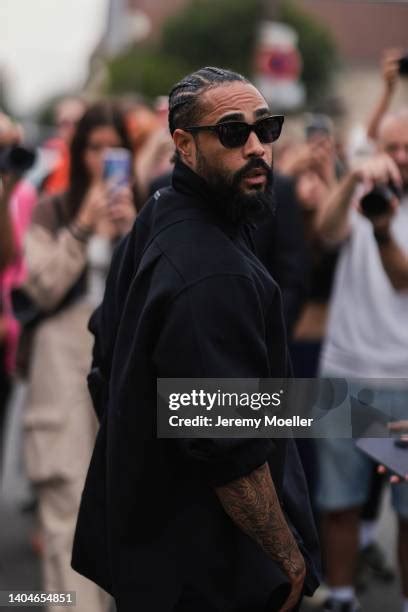 Jerry Lorenzo seen wearing a black sunglasses from Celine, a 